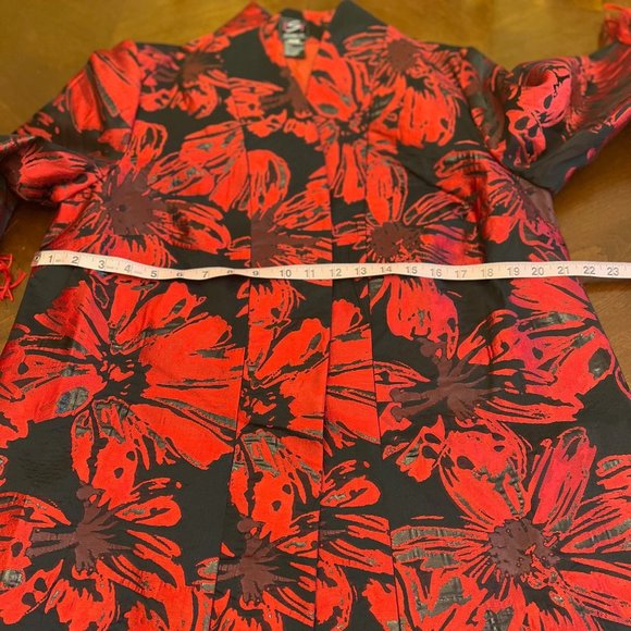 ESY Studio EY Red and Black Floral Jacket - Picture 7 of 9